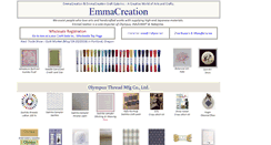 Desktop Screenshot of emmacreation.com